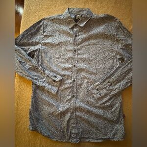 English Laundry White and Navy Floral Button Down Shirt